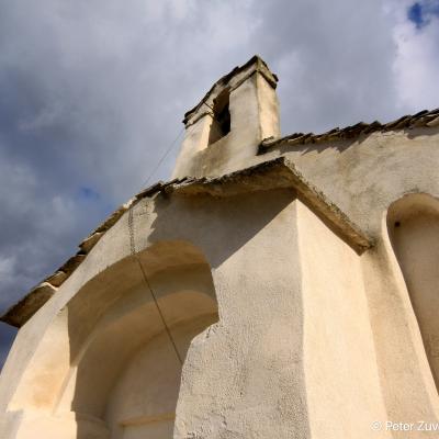The Chapel off Saint Cosmas (Kuzma) and Saint Damian on the island of Korčula. The foundations are from the 6th century AD (Roman), whilst the rest of the Chapel was rebuilt in the 11 century. The Chapel is on the Blato Field near by Blato.